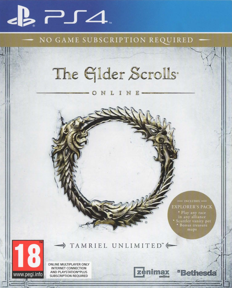 ps4 - ps4-the-elder-scrolls-online